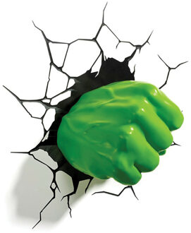 3dlightfx 3D LICHT - HULK VUIST LAMP Groen