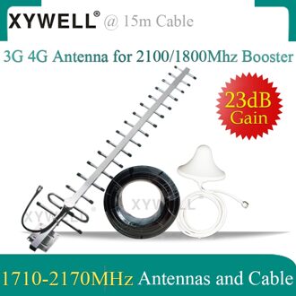 3G 4G Antenne Set 1710-2170MHz voor 4G GSM 1800 Repeater 3G WCDMA 2100 signaal Oplossing mobiele Telefoons Signaal Versterker
