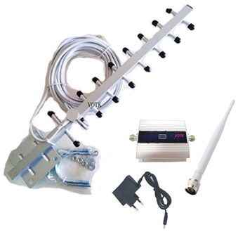 3G Signaal Booster Lcd-scherm! Mobiele Telefoon Wcdma 3G 2100Mhz Signaalversterker Met 13dbi Yagi, Mobiele Telefoon 3G Signaal Versterker