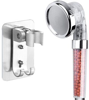 3in1 Badkamer Accessoires Regendouche Druk Saving Water Anion Bal Filter Verstelbare Douche Beugel Met Slang Stand 2in1