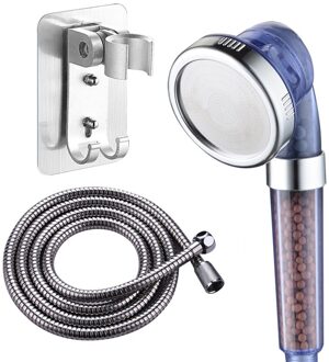 3in1 Badkamer Accessoires Regendouche Druk Saving Water Anion Bal Filter Verstelbare Douche Beugel Met Slang Stand 3in1.