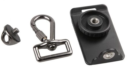 3In1 Camera Schouder Neck Strap Accessoires 1/4 Schroef + Metalen Aansluiting Haak + Quick Release Plate voor Canon Nikon DSLR