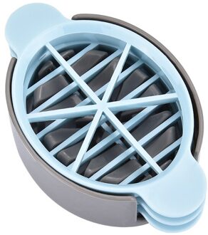 3in1 Ei Slicer Cut Multifunctionele Keuken Sectione Cutter Mold Flower Edges Gadgets Keuken Gereedschap Koken Gereedschap blauw