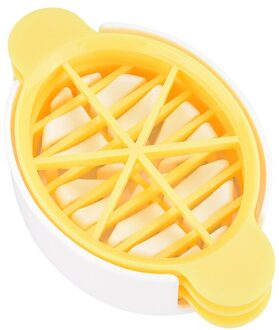 3in1 Ei Slicer Cut Multifunctionele Keuken Sectione Cutter Mold Flower Edges Gadgets Keuken Gereedschap Koken Gereedschap geel
