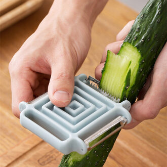 3in1 Keuken Tool Groente Fruit Aardappel Wortel Dunschiller Rasp Raap Cutter Slicer Meloen Gadget Keuken Drie-Blade Shredder