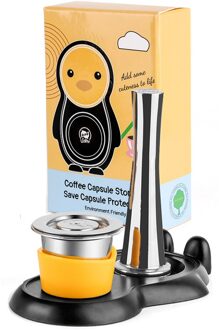 3In1 Roestvrij Staal Koffie Capsule Voor Nespresso Reutilisable Hervulbare Crema Espress Herbruikbare Filter Pods 3 In 1