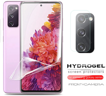 3in1 soft hydrogel film for samsung galaxy s20 fe note 20 ultra screen protectors on samsun gelaxi s 20fe s20fe camera lens film