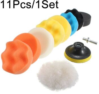 3Inch Auto Polijsten Pad Voor Polijstmachine Wiel Waxen Zelfklevende Auto Accessoires Polijsten Disc Wassen Onderhoud Goud