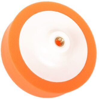 3Inch Auto Polijsten Pad Voor Polijstmachine Wiel Waxen Zelfklevende Auto Accessoires Polijsten Disc Wassen Onderhoud Oranje