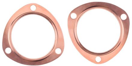 3Inch Koper Header Uitlaat Collector Pakkingen Voor Chevy Sbc Bbc 302 350 454 383 Effen Alle 3Inch collector Driehoek 8X