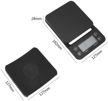 3Kg/5Kg/10Kg/0.1G Mini Lcd Elektronische Weegschalen Drip Koffie Schaal Pocket Digitale weegschaal Hoge Precisie Sieraden Gewicht Weegschaal H 3kg 0.1g