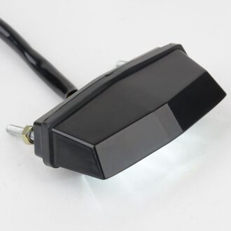 3Leds Motorfiets Zwarte Mini Led Kentekenplaatverlichting Achterlichten Lamp Licht