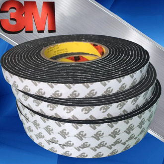 3M 1mm-2mm thickness black and white super double-sided adhesive foam tape, used to install double-sided fixed pad