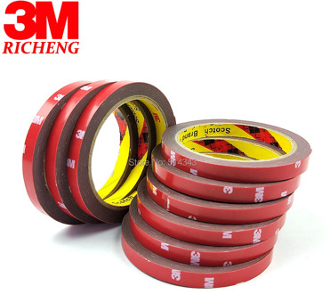 3M 4229P Auto Double Sided Adhesive Foam Acrylic Tape Pressure Sensitive Adhesive Tape 10MM*3M Grey Color 1Pcs