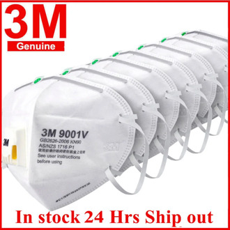 3M 9001V Mask Anti-PM2.5 Particulate Working Respirator Dust with Cool Flow Valve Breathable 3M 9002V Face Masks In Stock