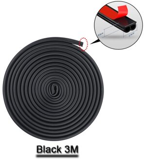 3M Auto Deur Rand Afdichting Geluidsisolatie Lawaai Preventie Waterdicht Stofdicht Seal Strip Sticker B Vorm Soort Universele