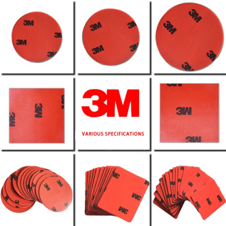 3m double-sided tape for automobile household small round stickers, high viscosity, no trace, high temperature resistance