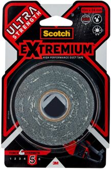 3M Duct Tape Extremium Ultra - Zwart - 10m X 24mm