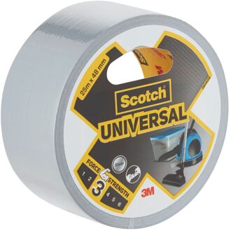 3M Ducttape Universal, Ft 48 Mm X 25 M, Zilver