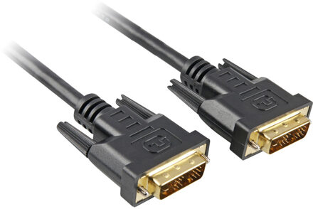 3m DVI-D to DVI-D (18+1) DVI kabel Zwart