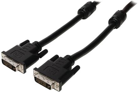 3m DVI-I m/m DVI kabel Zwart