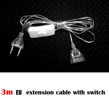3M EU Extension cable with switch