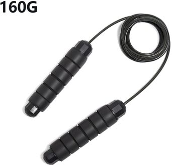 3M Lager Springtouw Wirwar Springen Touw Snelheid Cuerda Para Saltar Apparatuur Skipping Verstelbare Springtouw zwart 160G