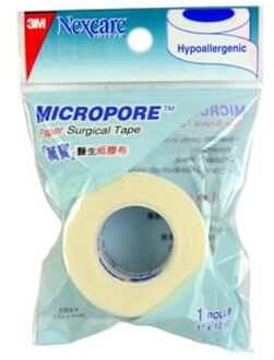 3M Micropore Paper Surgical Tape 1 x 10yd 1 pc