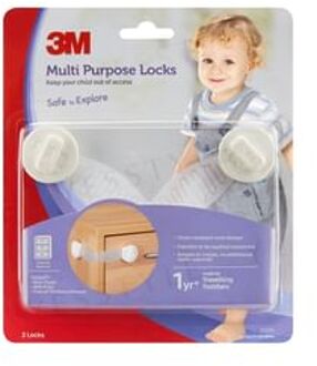 3M Multi Purpose Furniture Safety Lock 2 pcs