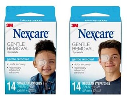 3M Nexcare Gentle Removal Eyepatch 14 pcs - Small