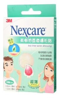3M Nexcare Tea Tree Acne Dressing Patch 18 pcs