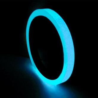 3M/Rol Lichtgevende Tape Zelfklevende Glow Waarschuwing Tape In De Dark Muursticker Tape Fluorescerende Emergency sticker Home Decoratie Blauw