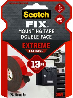 3m Scotch dubbelz.montagetape 19mm.rol5m.permanent bi./bu.