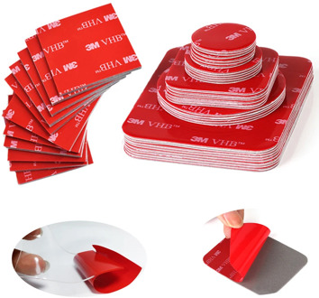 3M Strong Rubber Foam Double Sided Tape Acrylic Foam Adhesive family car black Tape Rounded Square