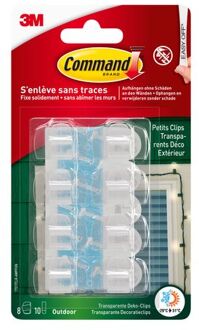 3M Transparente Deko-clips Outdoor Command™ 17017clr-aw