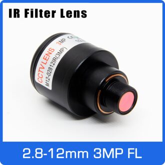 3Megapixel Varifocale Lens Met Ir Filter 2.8-12 Mm M12 Mount 1/2.5 Inch Handmatige Focus En Zoom Voor Actie Camera Sport Camera
