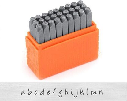 3Mm Brief Nummer Stempel Punch Set Gehard Staal Metaal Hout Lederen Staal Punch Alfabet Letter Nummer Tool Lederen Craft stempel 3mm brief reeks