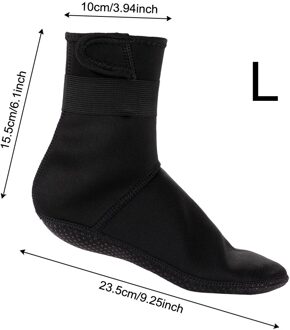 3Mm Neopreen Duiken Sokken Schoenen Water Laarzen Antislip Strand Laarzen Wetsuit Schoenen Warming Snorkelen Duiken Surfen Sokken voor Volwassen L 42-44