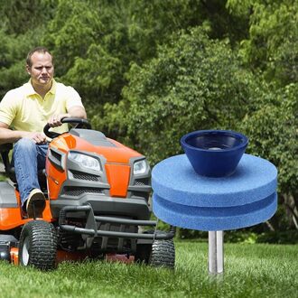 3Pack Dubbele Laag Diamant Grasmaaimachineblad Puntenslijper Dragen Grasmaaier Blade Sharpener Voor Elke Boormachine/Hand Boor