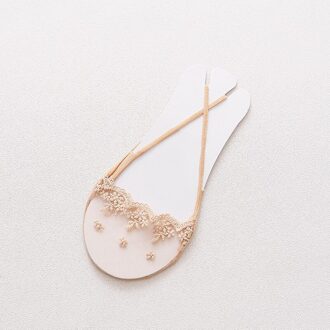 3Pairs Transparante Korte Kant Sokken Vrouwen Zomer Hol Uit Vrouwelijke Sexy Zachte Low Onzichtbare No Show Boot Sok Slippers zwart huid