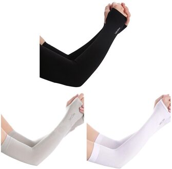 3Pairs Unisex Cooling Arm Sleeves Cover Fietsen Running Uv Zon Outdoor Mannen Nylon Cool Arm Mouwen Accessoires # t1P