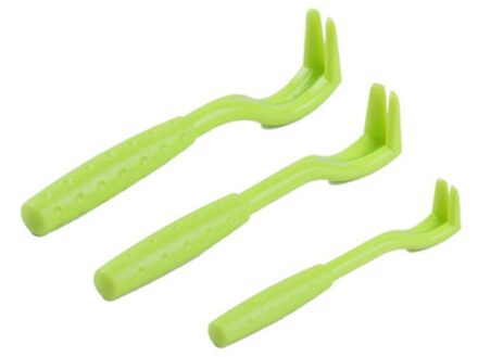 3Pc Krassen Haak Remover Huisdier Kam Huisdier Tick Picker Flea Removal Tool Huisdier Kam Huisdier Vlo Remover Gereedschap Kat hond Grooming Supplies groen