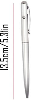 3Pc Mini Pocket Led Uv Licht Pen Alloy Kleurloos Balpen Draagbare Roestvrij Staal Led Zaklamp Zaklamp Pen Licht lamp D26