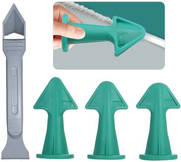 3Pc Nozzle Plus Siliconen Breeuwen Gereedschappen Siliconen Breeuwen Finisher Nozzle Kit Nozzle Breeuwen Gereedschap Siliconenkit