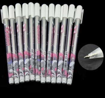 3Pc Verf Marker Permanent Marker Graffiti Metalic Marker Pennen Witte Pen Schrijftafeltje Tekening Art Student School Briefpapier Leveringen