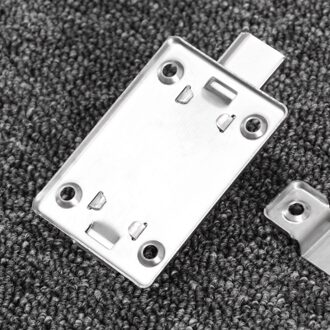 3Pcs 3 Inch Rvs Deur Bouten Schuifdeur Lock Slide Bouten Hasp Nietje Gate Safety Lock Voor Interne deuren (Silv