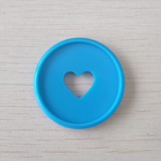 3Pcs 35Mm Hart Notebook Paddestoel Gat Knop Notepad Plastic Losse Blad Coil 360 Graden Opvouwbare Disc Gesp Kantoor levert 3stk-blauw