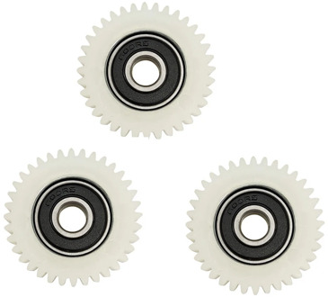 3Pcs 36 Teeth 38mm Nylon Electronic Motor Gear Ball Bearing Gears for Bafang Electric Bike Bicycle