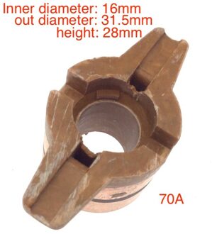 3Pcs 70A 90A 150A Auto Bus Generator Dynamo Koperen Hoofd Slip Collector Ring