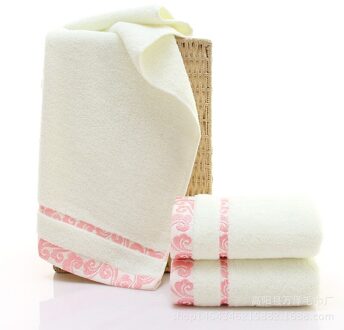 3Pcs 75X34CM Microfiber Sneldrogende Handdoek Beer Cartoon Handdoeken Katoen Zachte Droge Handdoeken Keuken Schone Absorberende Handdoeken kleur lt. roze